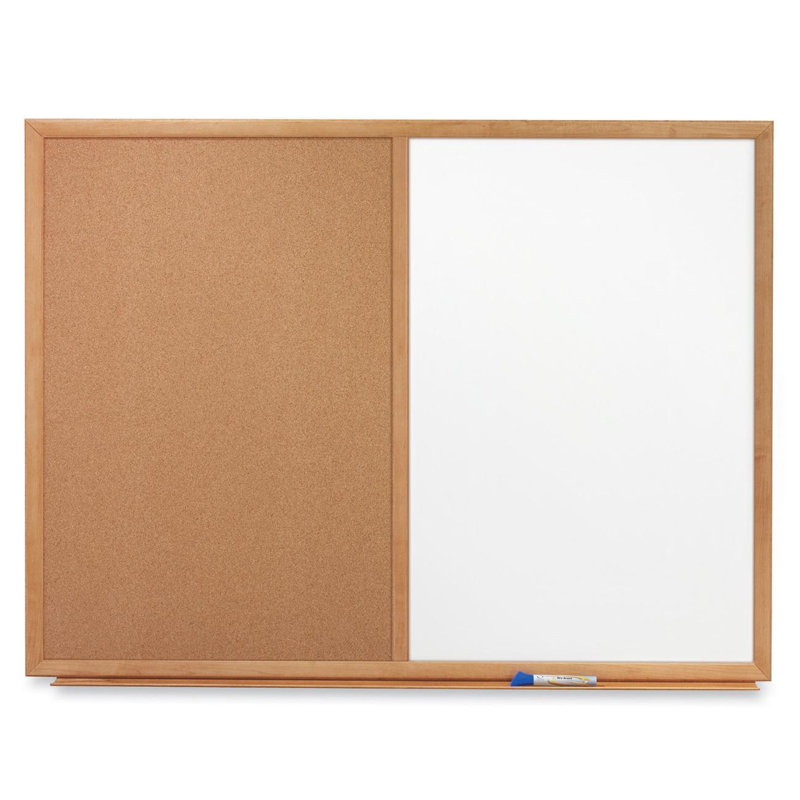 Quartet Dryerase/Cork Wall Mounted Combination Board Wayfair